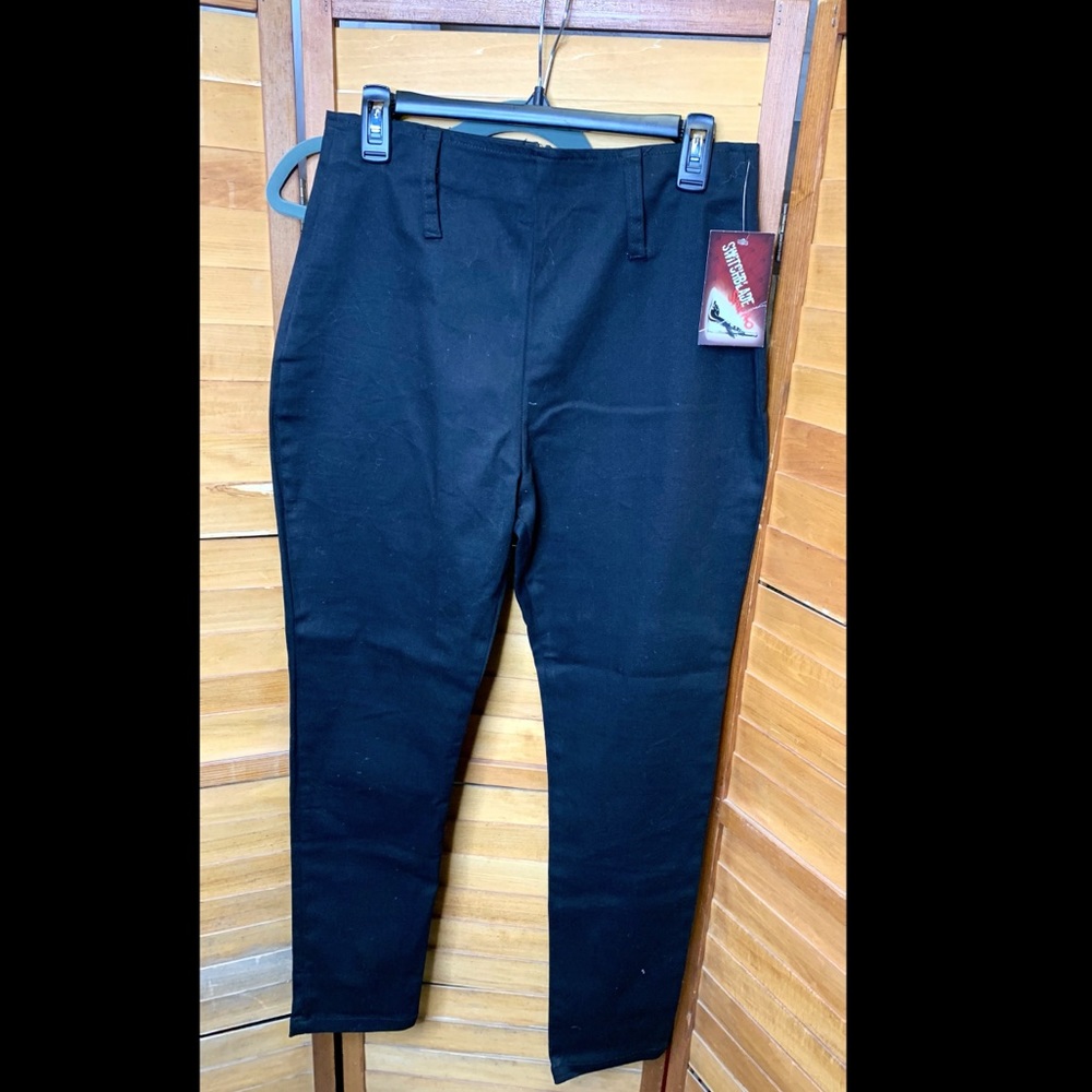 NWT Pinup/Rockabilly Black Cigarette Pants